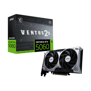 MSI GeForce RTX 5060 8G VENTUS 2X OC NVIDIA 8 GB GDDR7 GEFORCE RTX 5060 8G VENTUS 2X OC